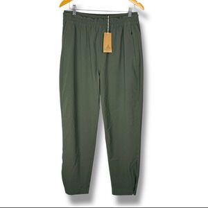 Prana Wonderland Rocks Pant Womens Large Green Stretch Outdoor Travel Athleisure